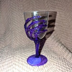 Skeleton hand wine glass